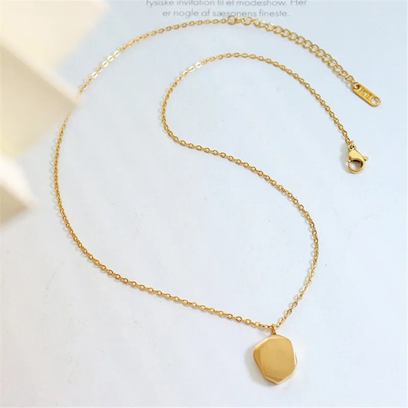 18K Gold plated Geometric Pendant