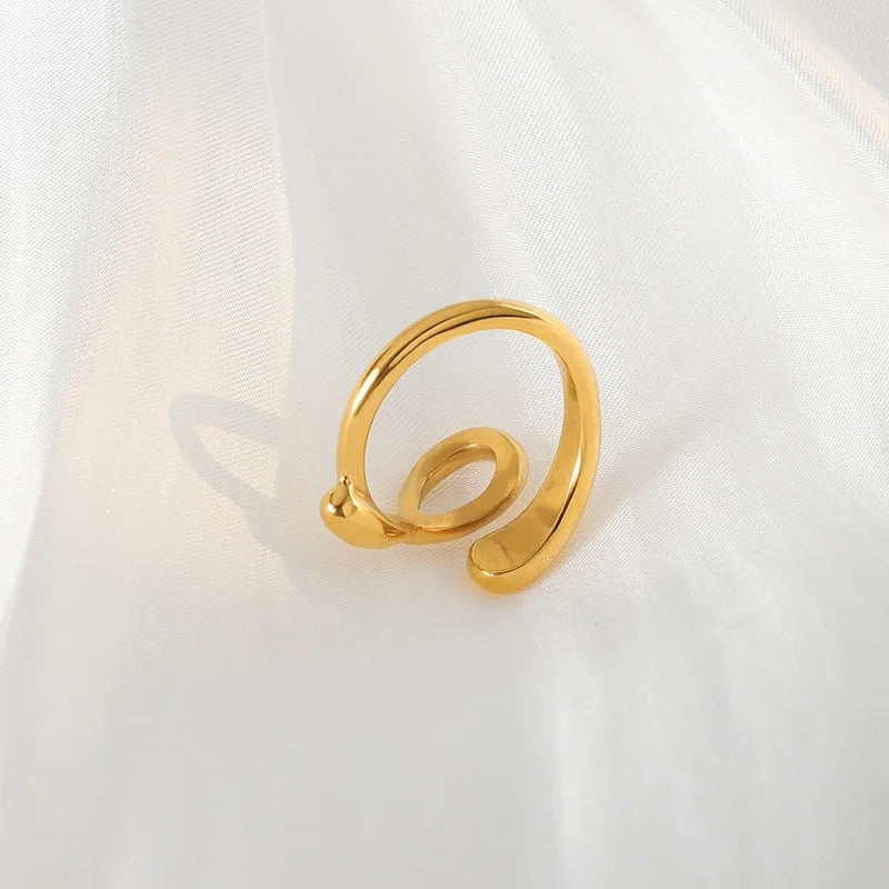 Infinity 18k Gold plated Ring
