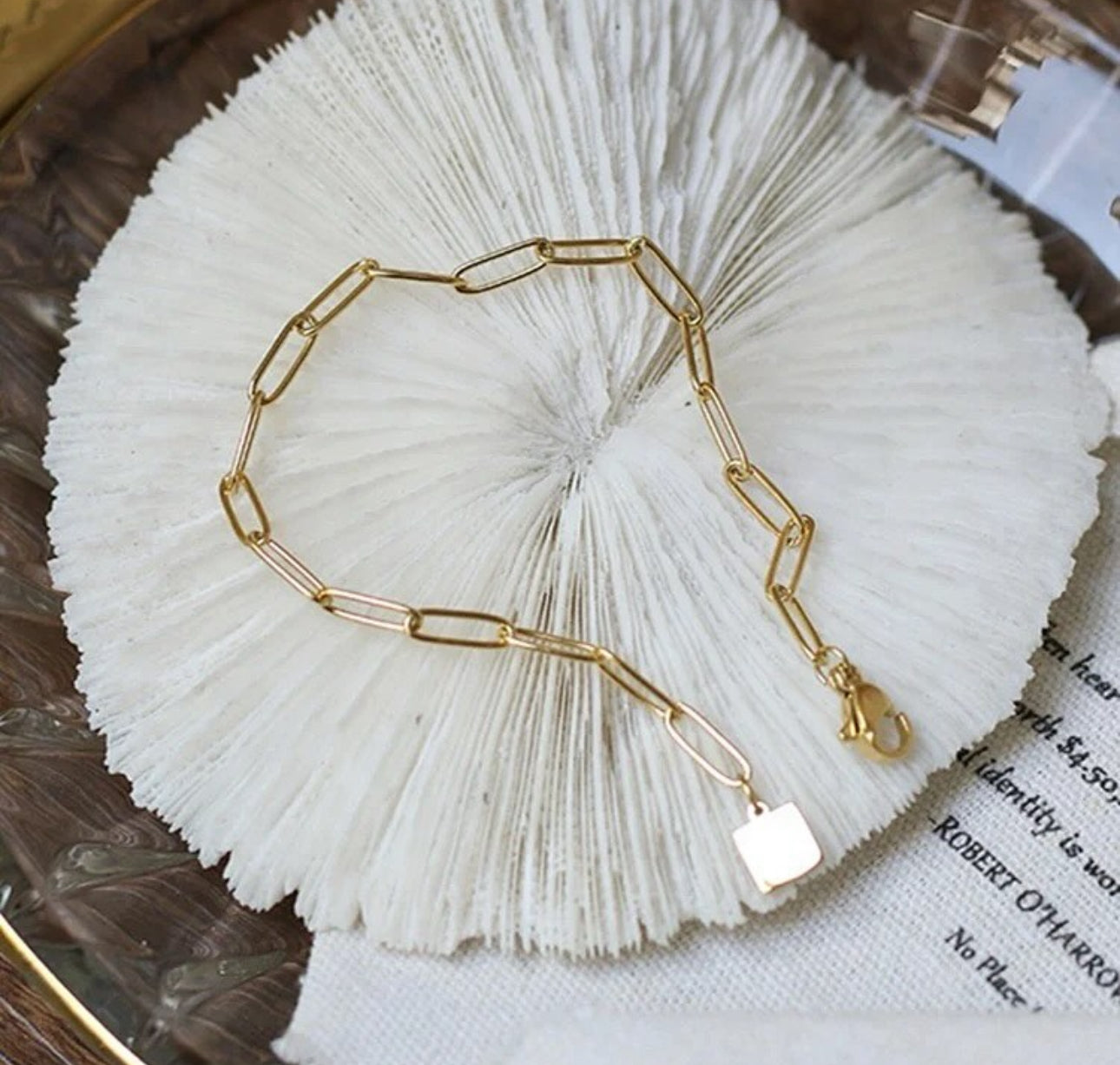 18k Gold Plated chain Bracelet